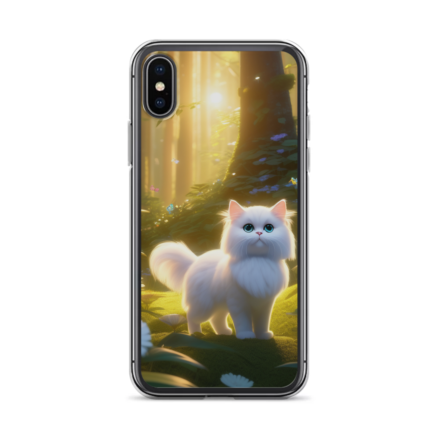 PugMug Custom White Persian Cat iPhone Case