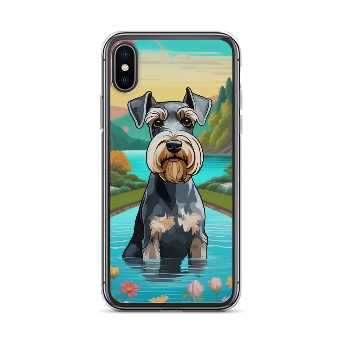 PugMug Custom Miniature Schnauzer iPhone Case