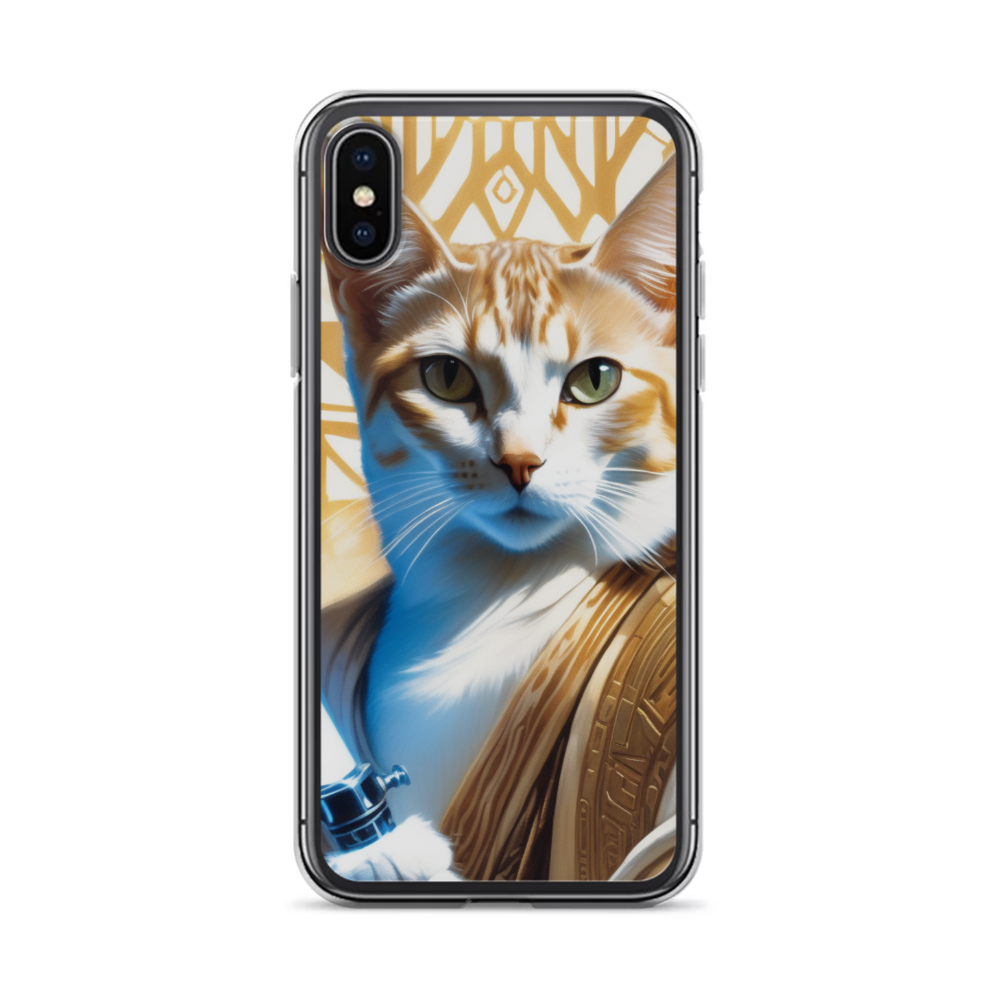 PugMug Custom White Abyssinian Cat iPhone Case