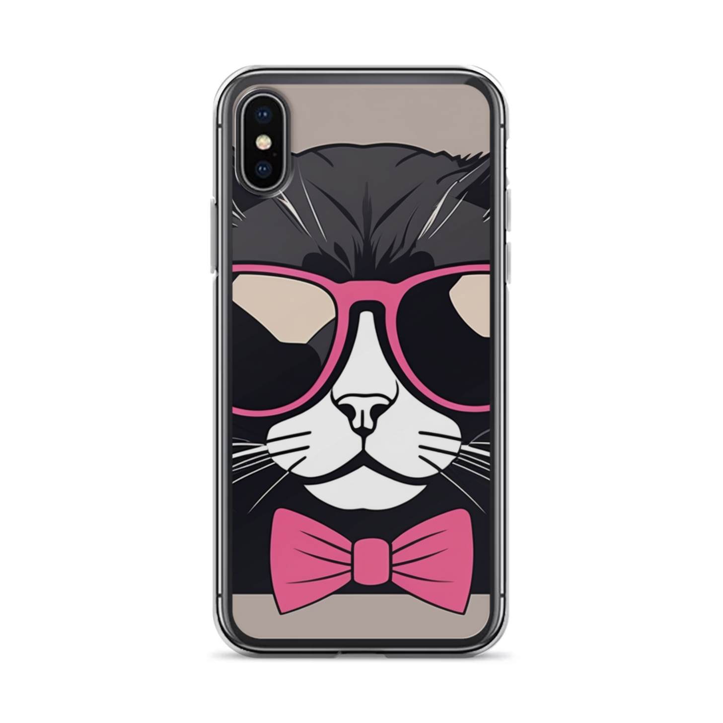 PugMug Custom Black Scottish Fold Cat iPhone Case