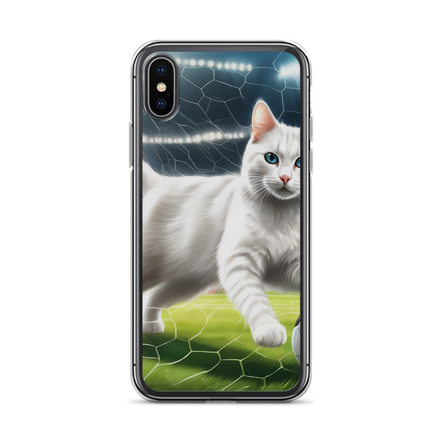 PugMug Custom White Companion Cat iPhone Case
