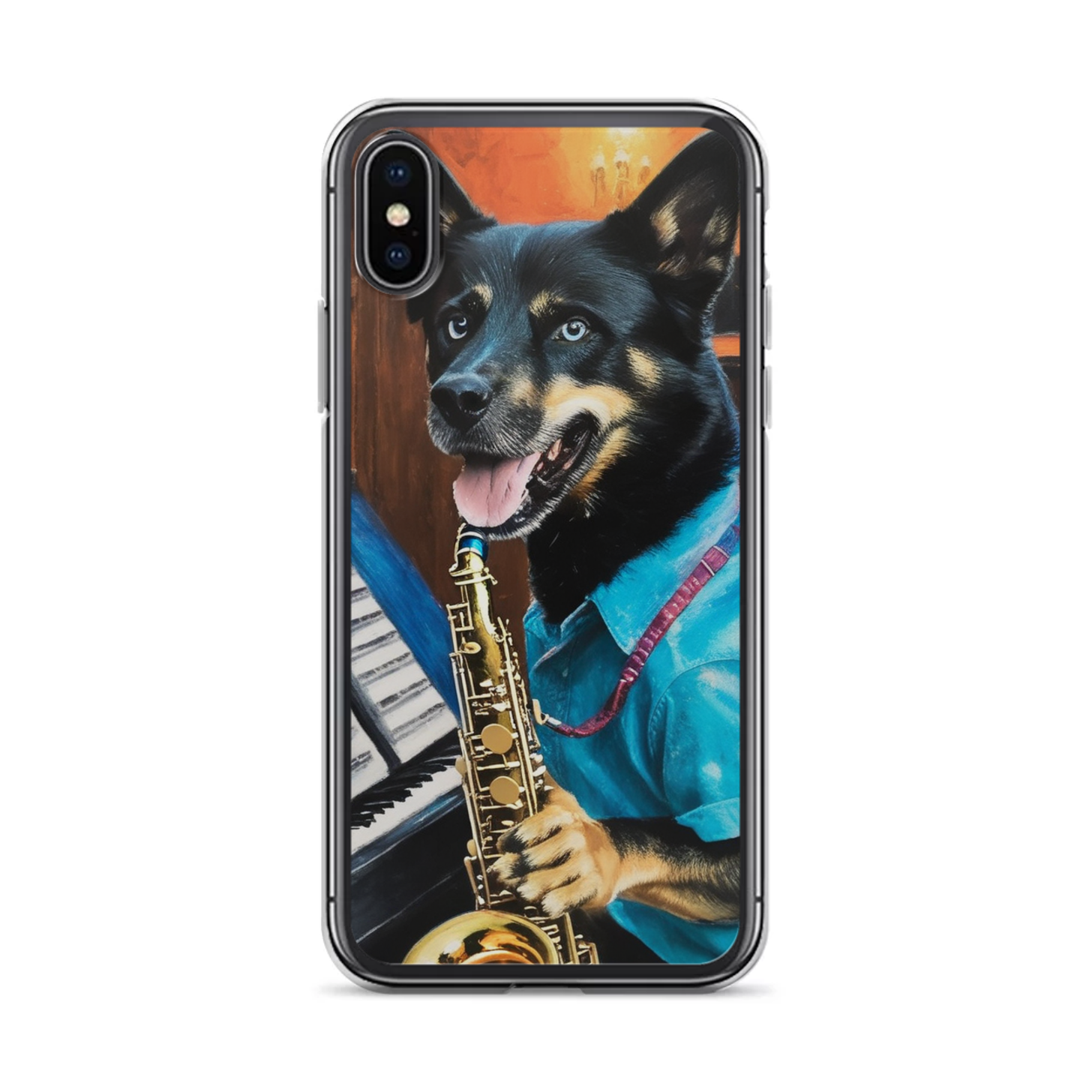 PugMug Custom Blue iPhone Case