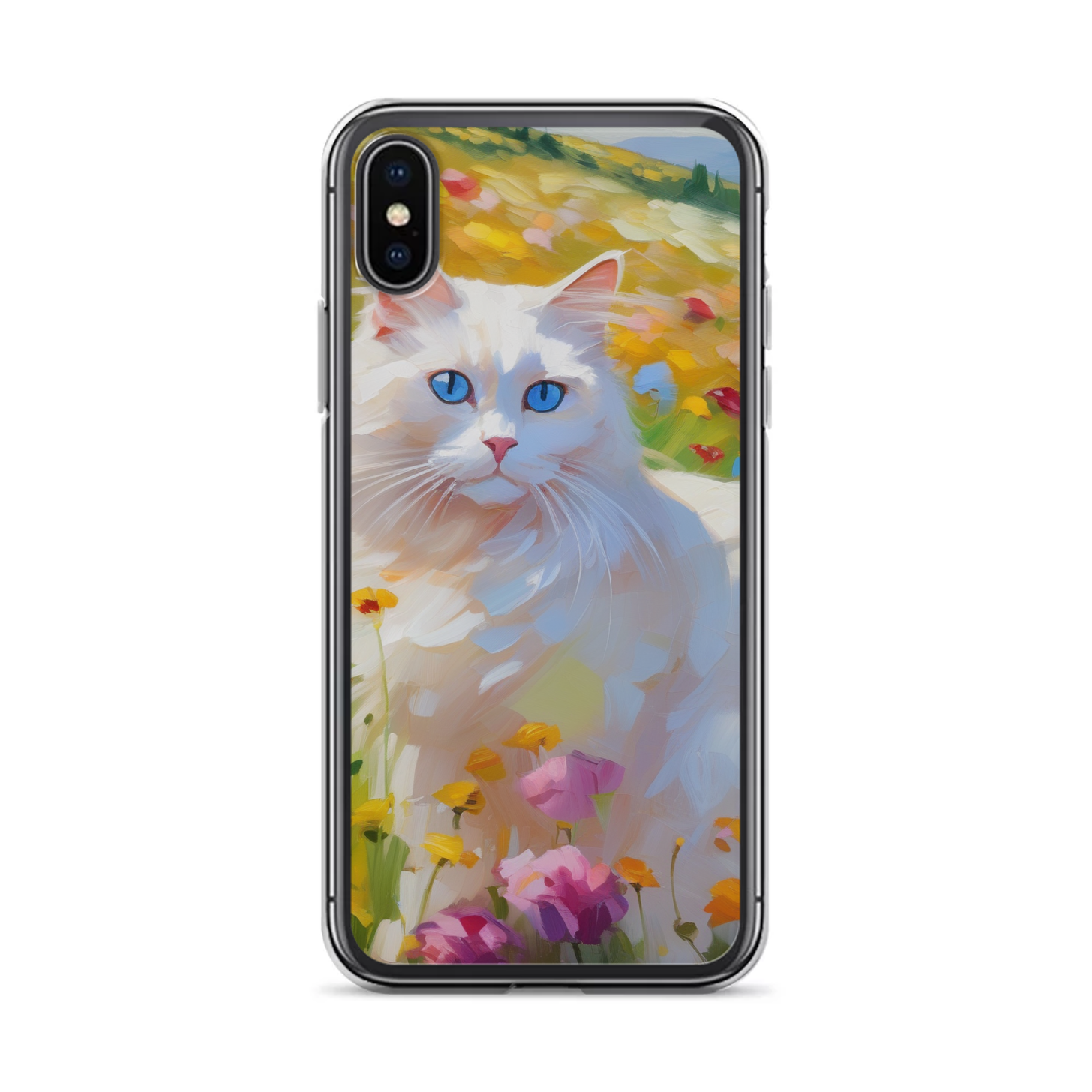 PugMug Custom White Ragdoll Cat iPhone Case