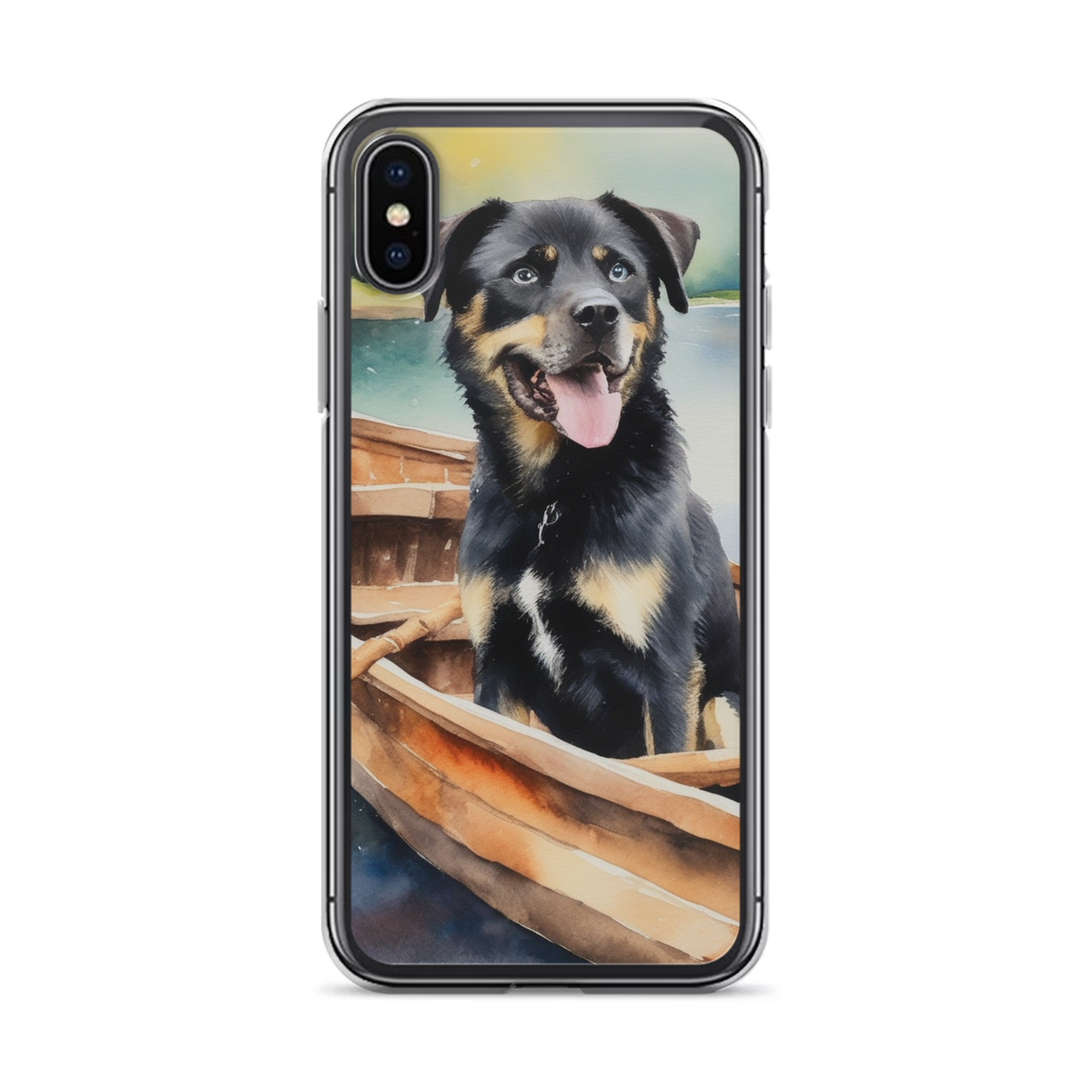 PugMug Custom Blue iPhone Case
