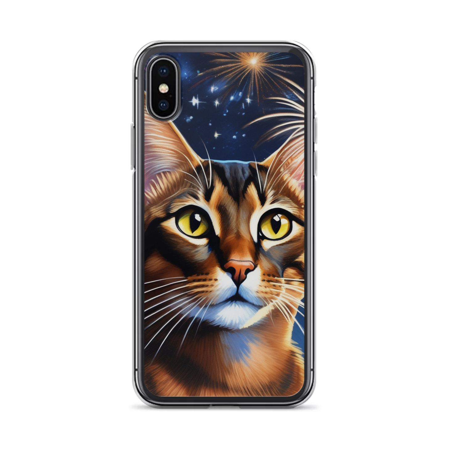 PugMug Custom Tabby Abyssinian Cat iPhone Case