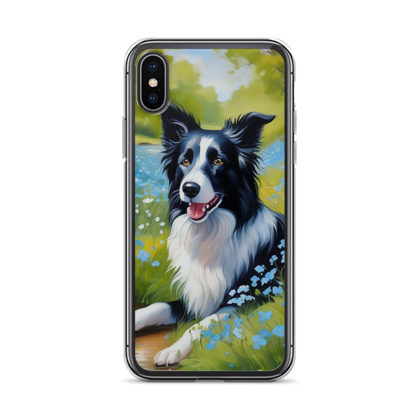 PugMug Custom Border Collie iPhone Case