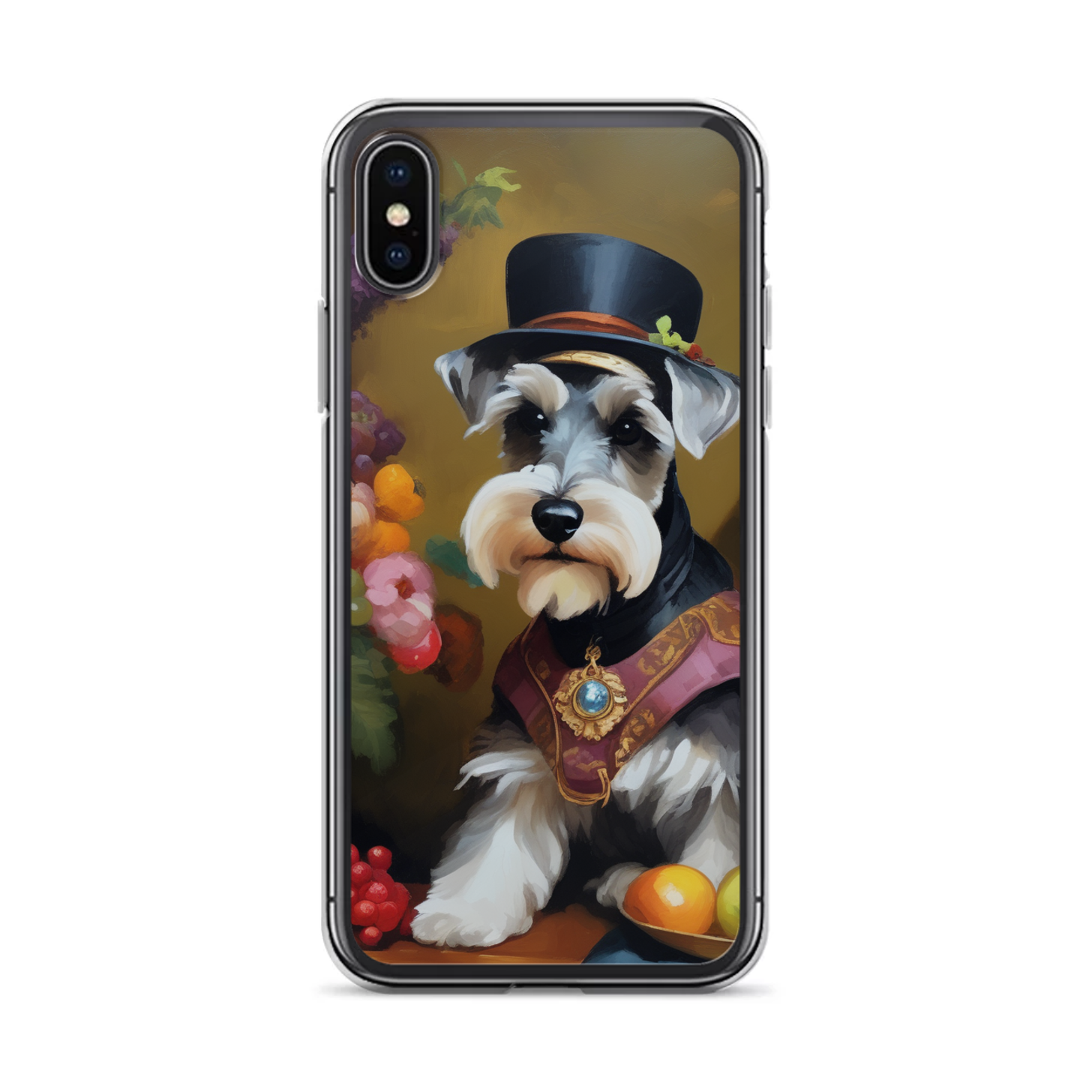 PugMug Custom Miniature Schnauzer iPhone Case