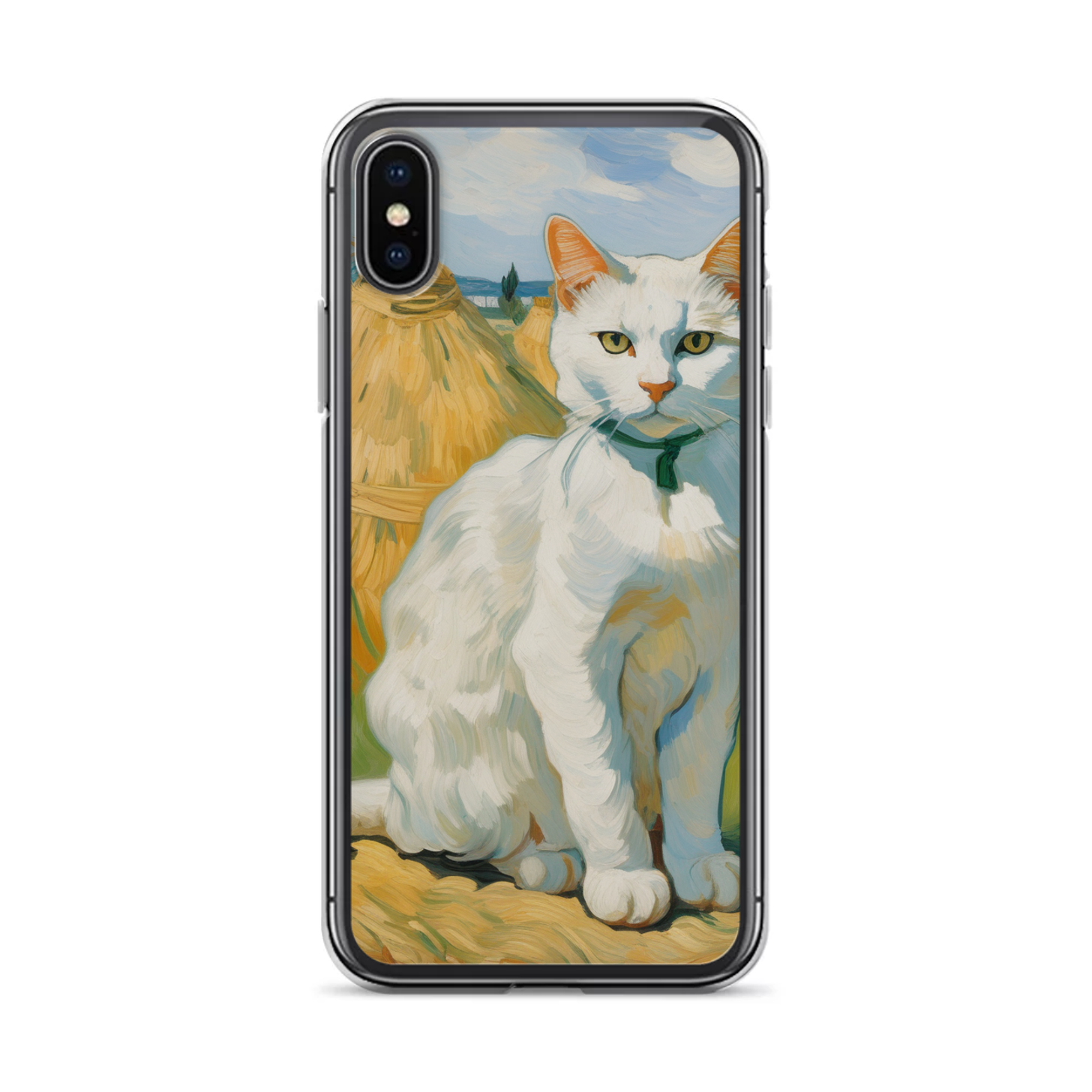 PugMug Custom White Companion Cat iPhone Case