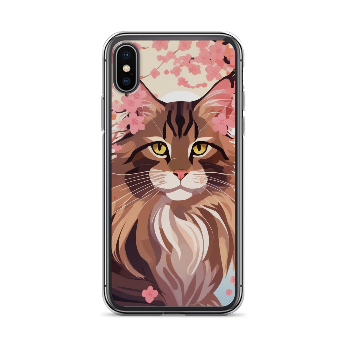 PugMug Custom Tabby Maine Coon Cat iPhone Case