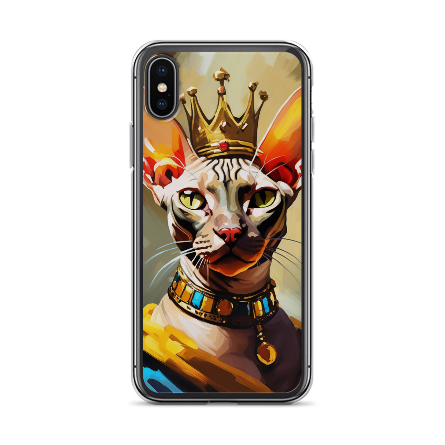PugMug Custom Tabby Sphynx Cat iPhone Case