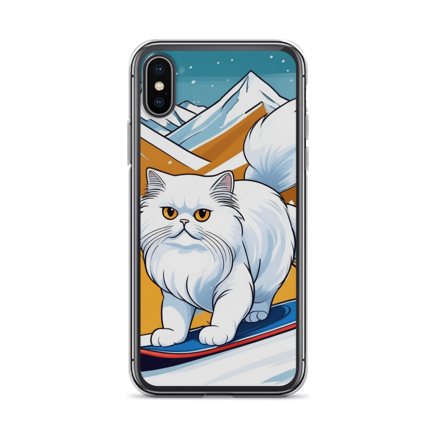 PugMug Custom White Persian Cat iPhone Case