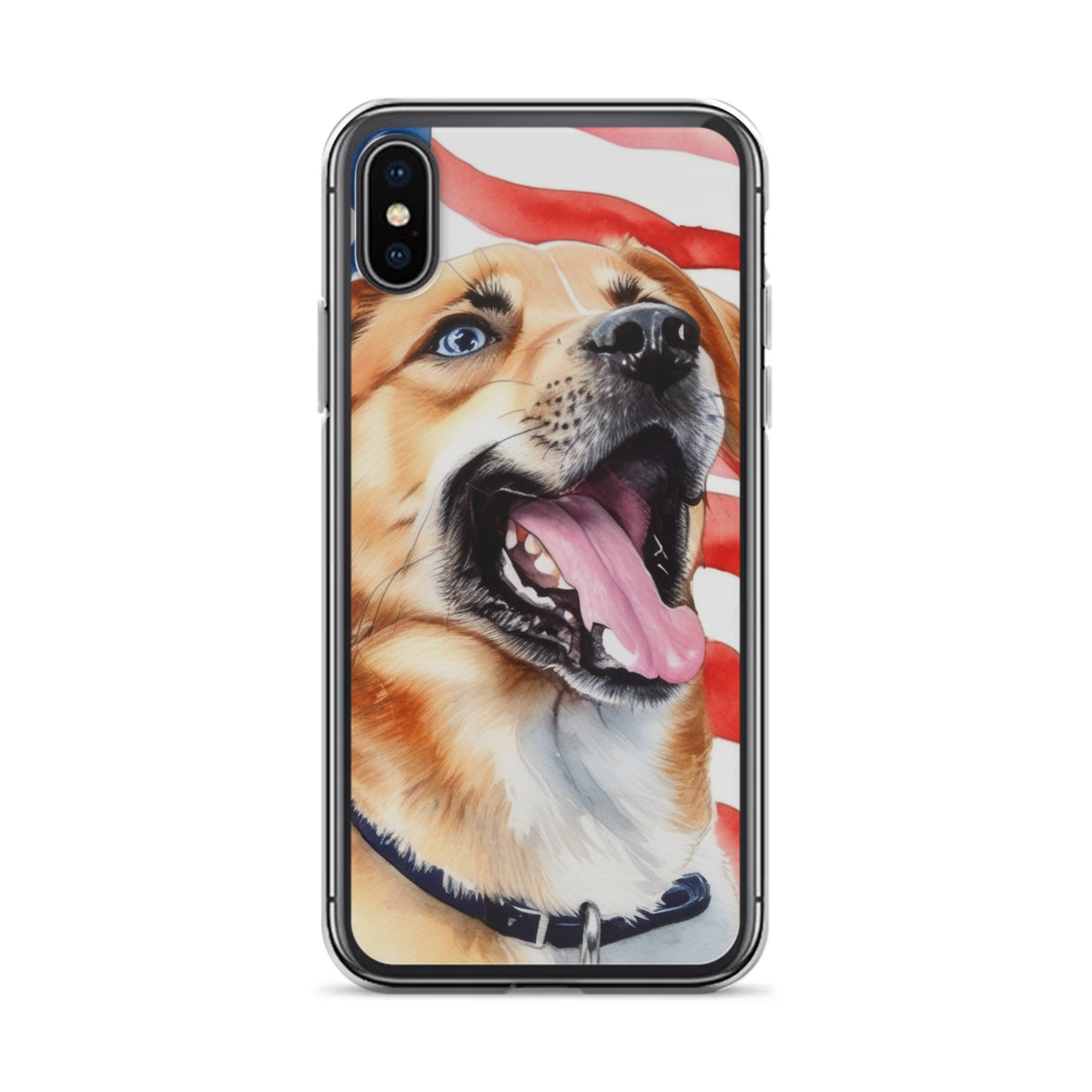 PugMug Custom Blue iPhone Case