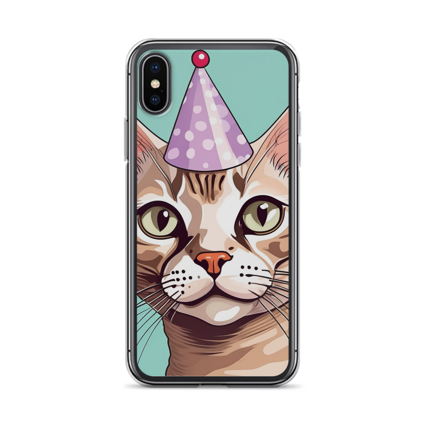 PugMug Custom Tabby Devon Rex Cat iPhone Case