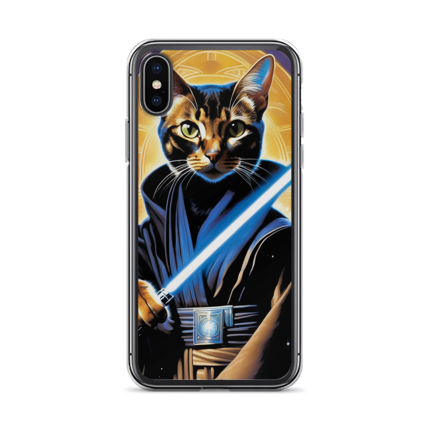 PugMug Custom Black Abyssinian Cat iPhone Case