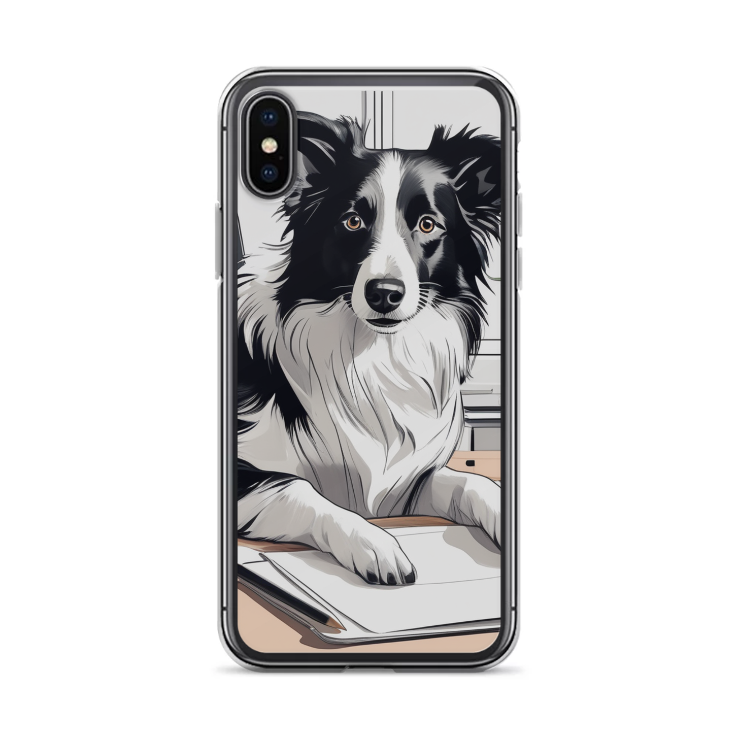 PugMug Custom Border Collie iPhone Case