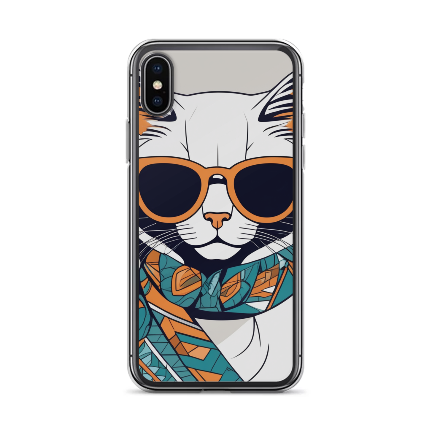 PugMug Custom White Exotic Cat iPhone Case