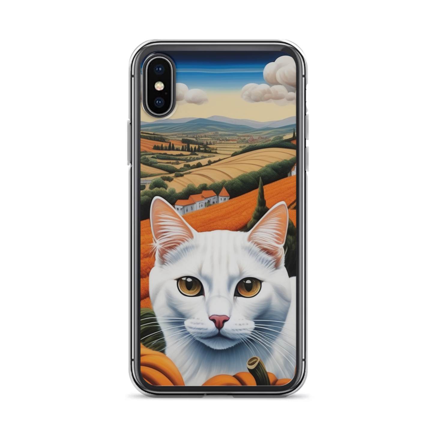 PugMug Custom White Exotic Cat iPhone Case