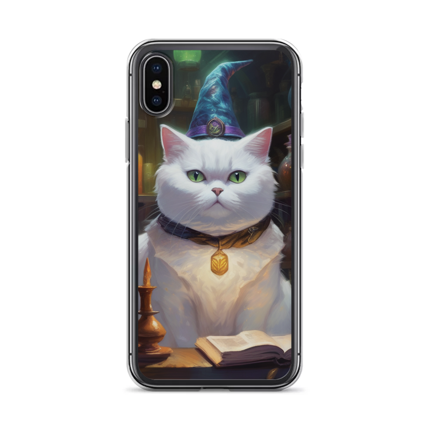 PugMug Custom White British Shorthair Cat iPhone Case