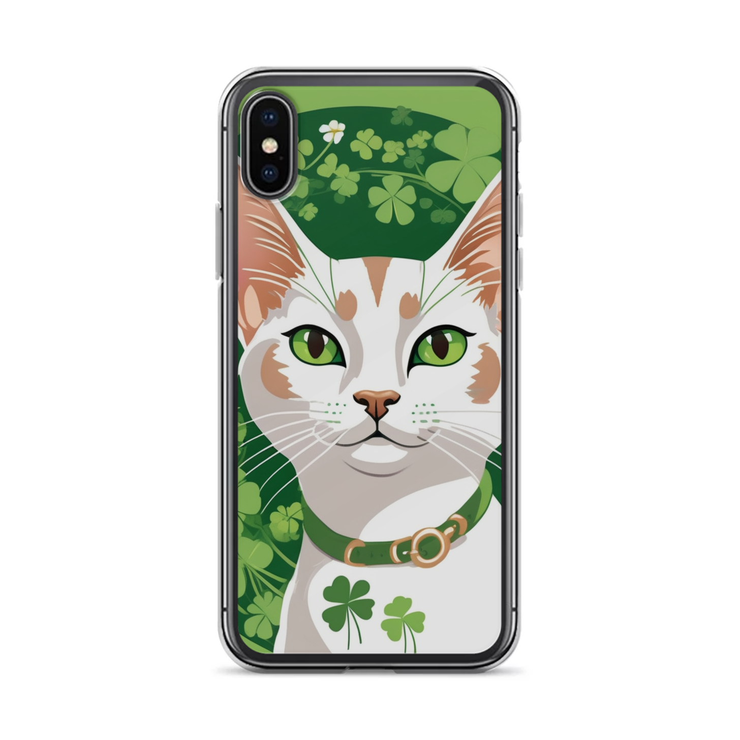 PugMug Custom White Abyssinian Cat iPhone Case