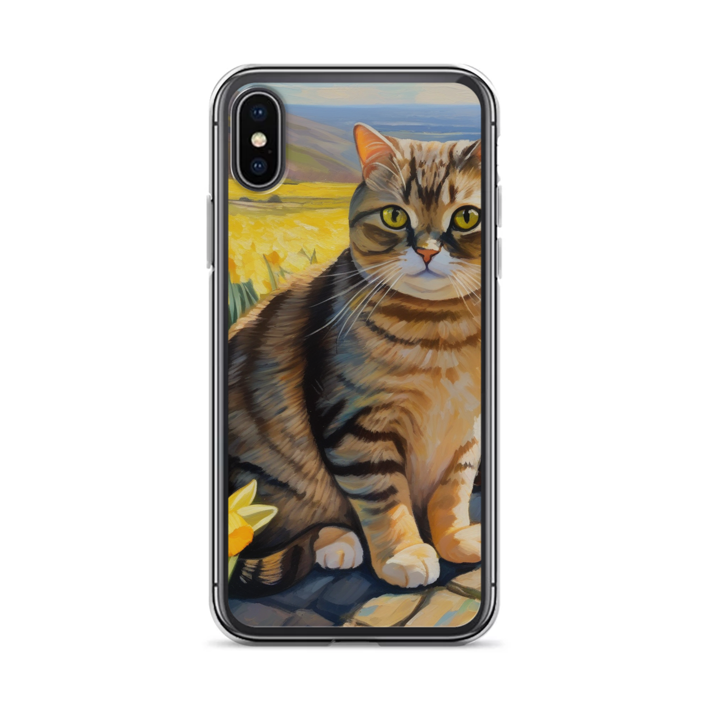 PugMug Custom Tabby Scottish Fold Cat iPhone Case