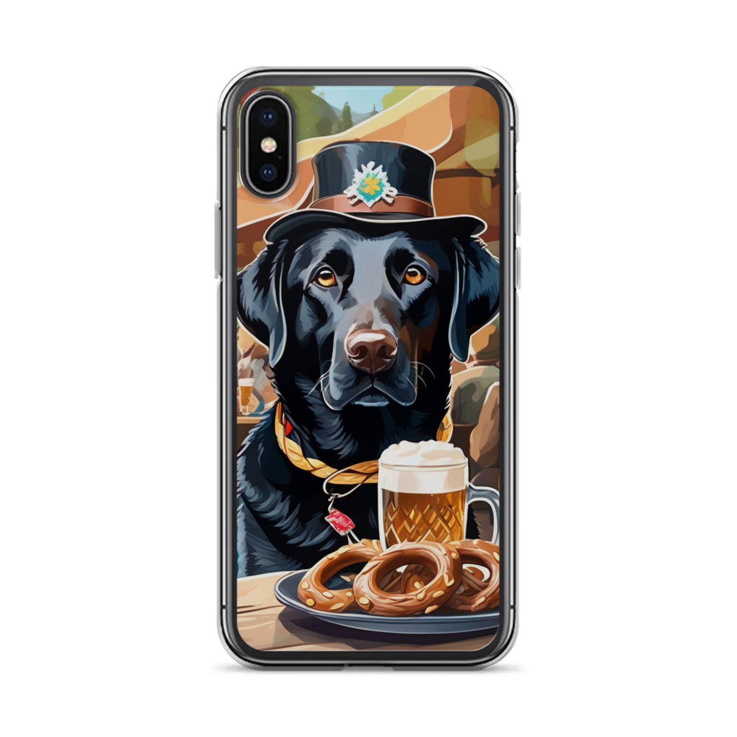 PugMug Custom Black Labrador Retriever iPhone Case