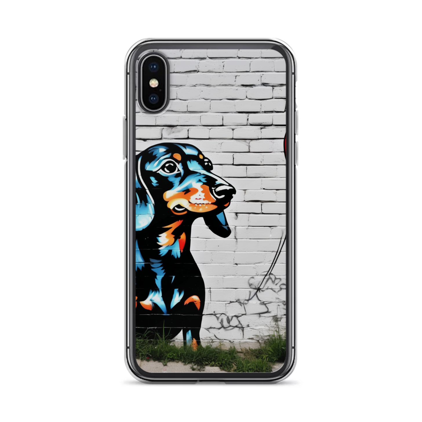 PugMug Custom Black Dachshund iPhone Case