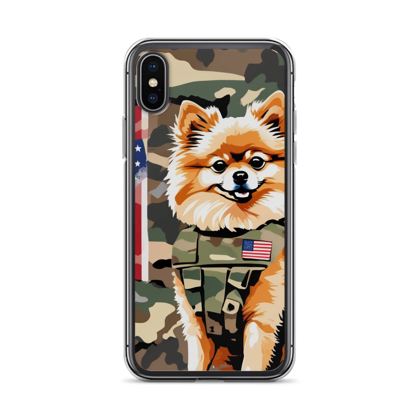 PugMug Custom Tan Pomeranian iPhone Case