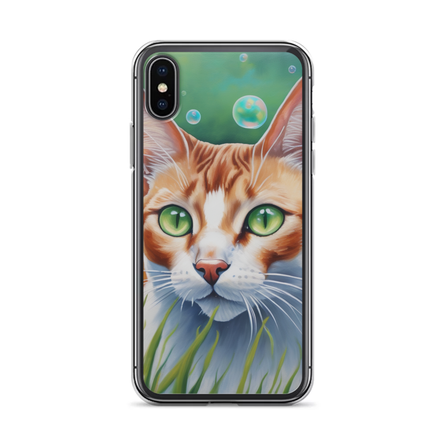 PugMug Custom White Abyssinian Cat iPhone Case
