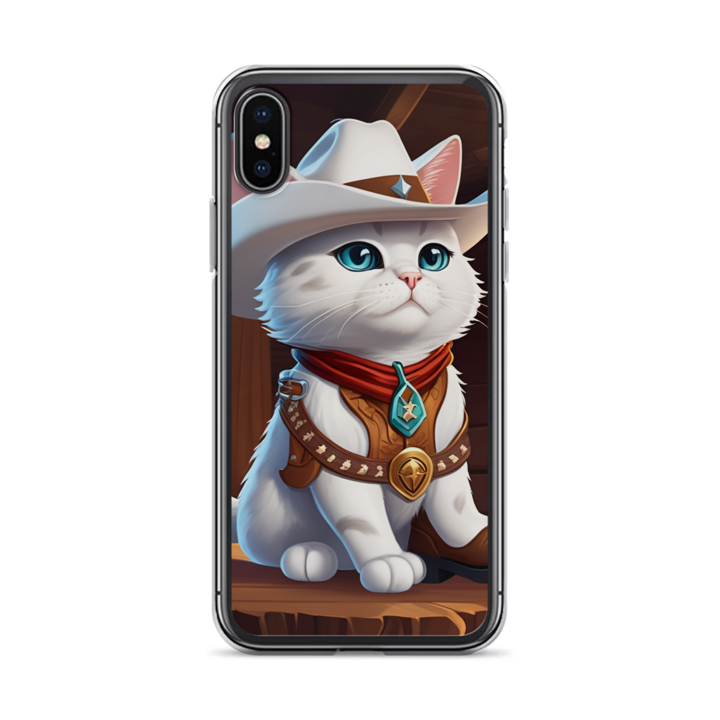 PugMug Custom White Exotic Cat iPhone Case