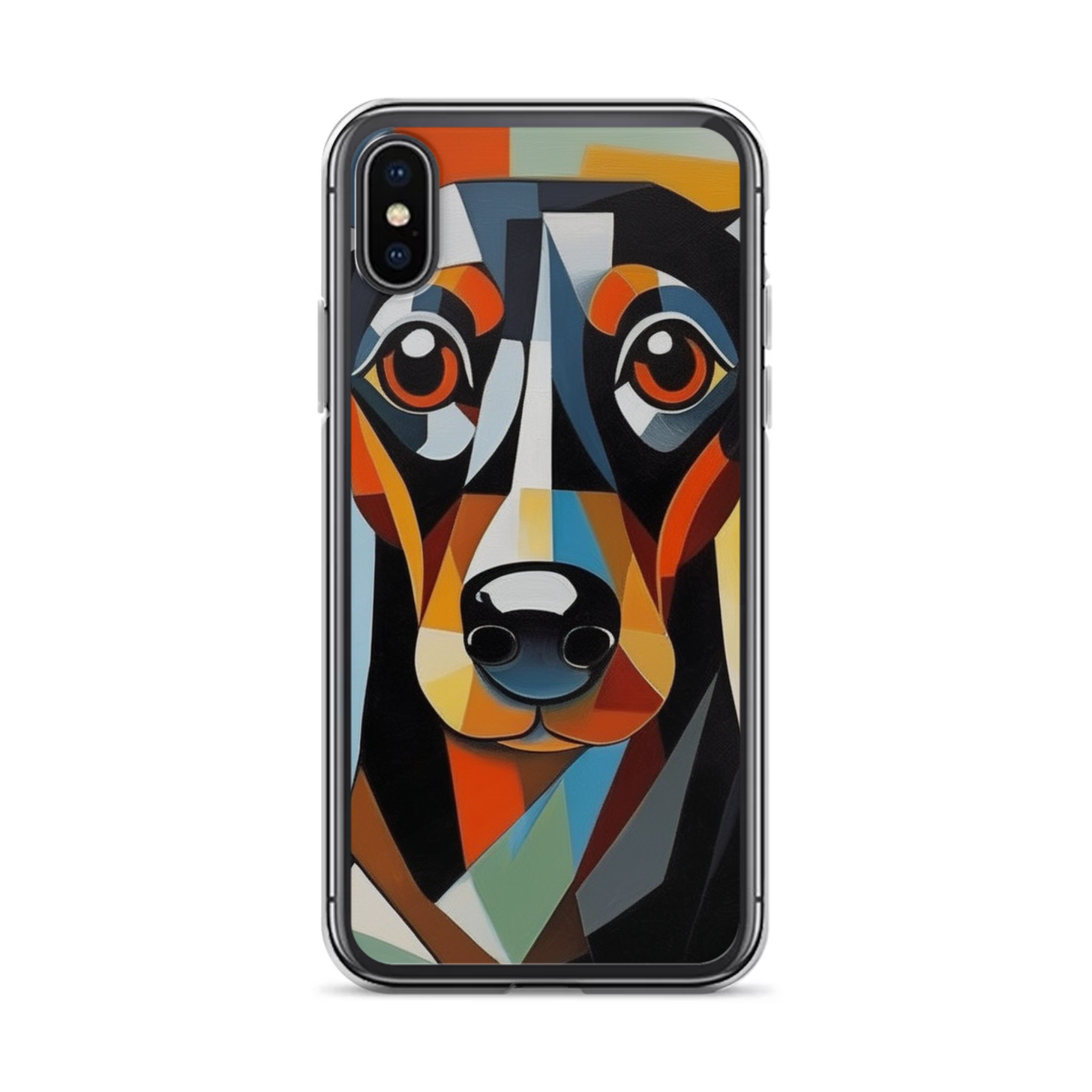PugMug Custom Black Dachshund iPhone Case