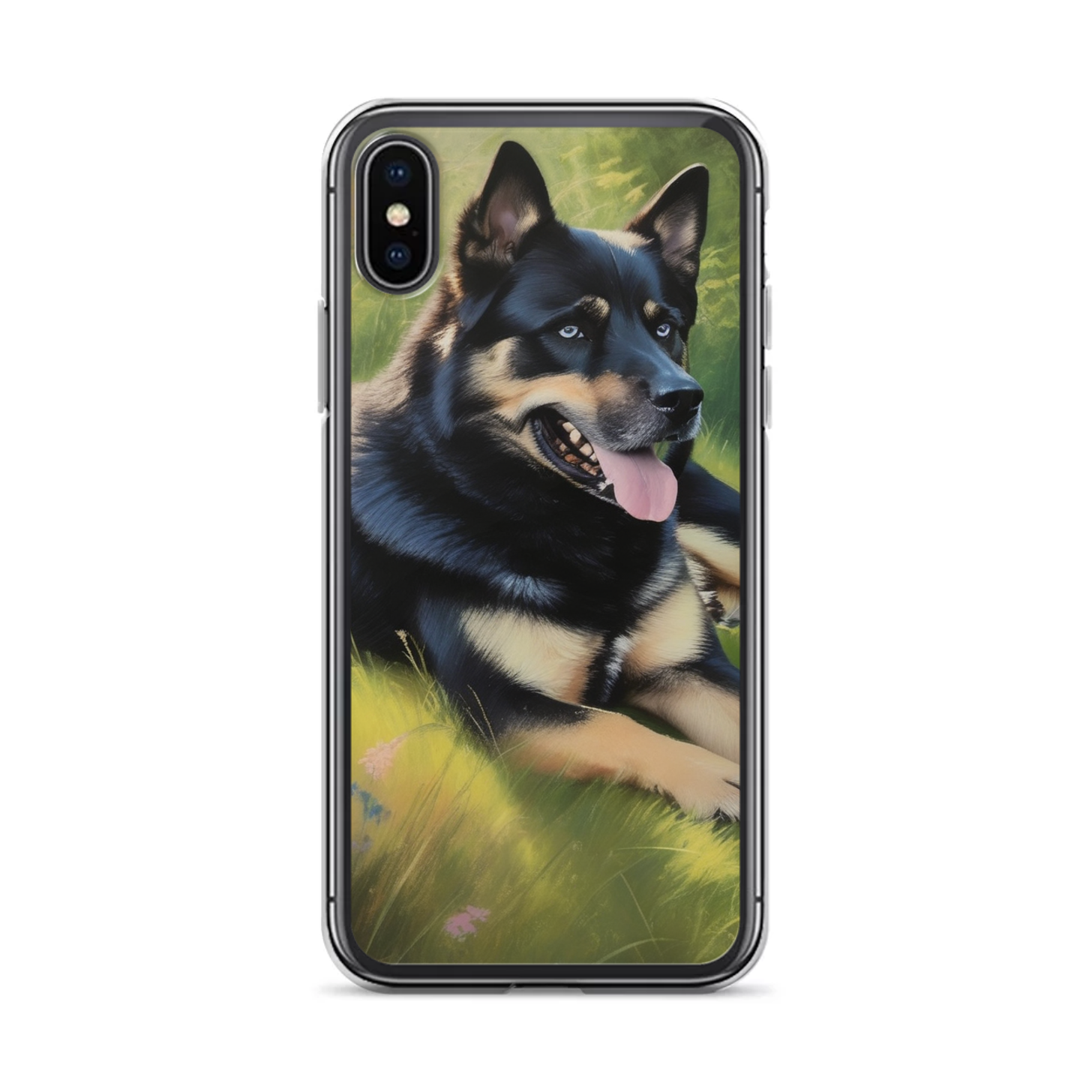PugMug Custom Blue iPhone Case