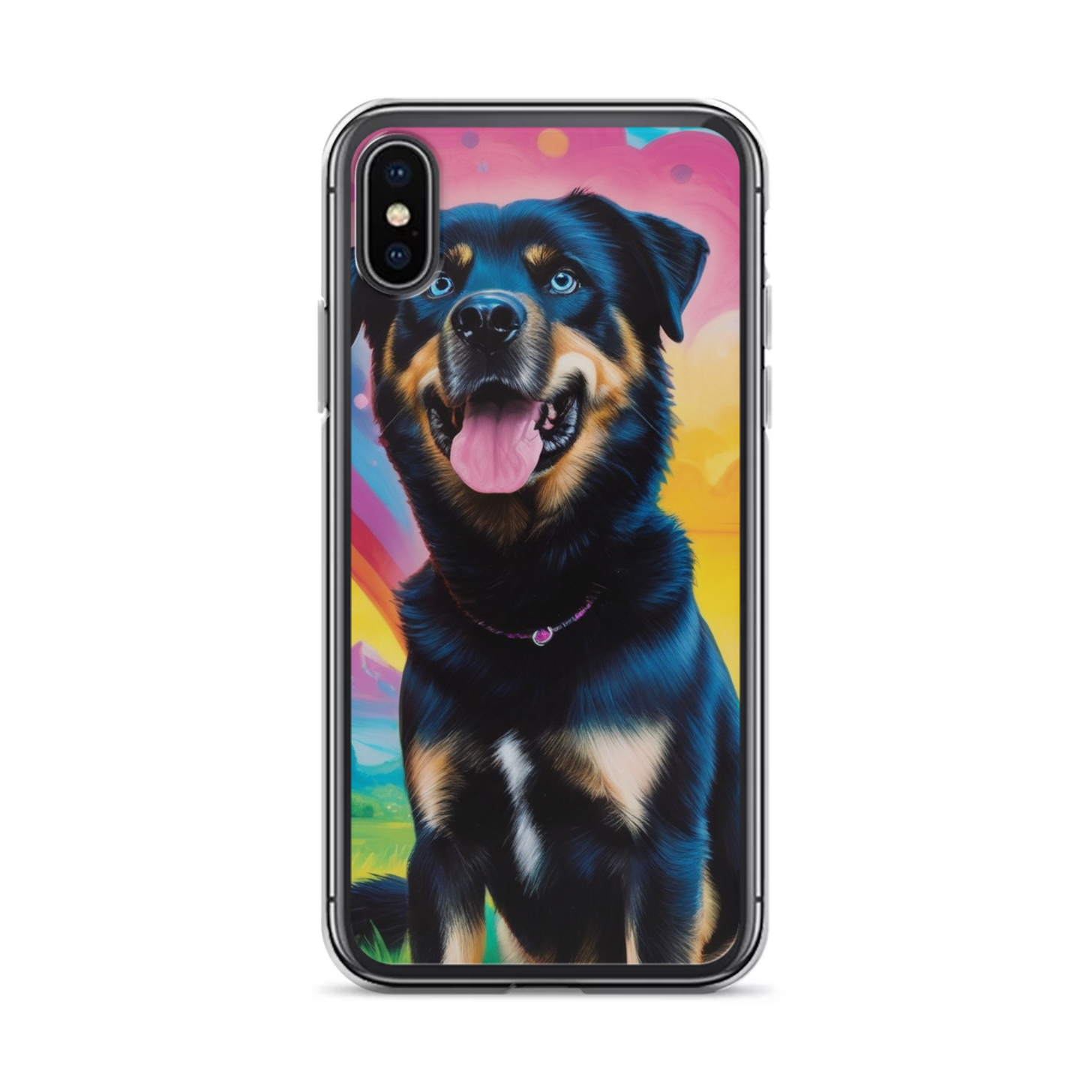 PugMug Custom Blue iPhone Case
