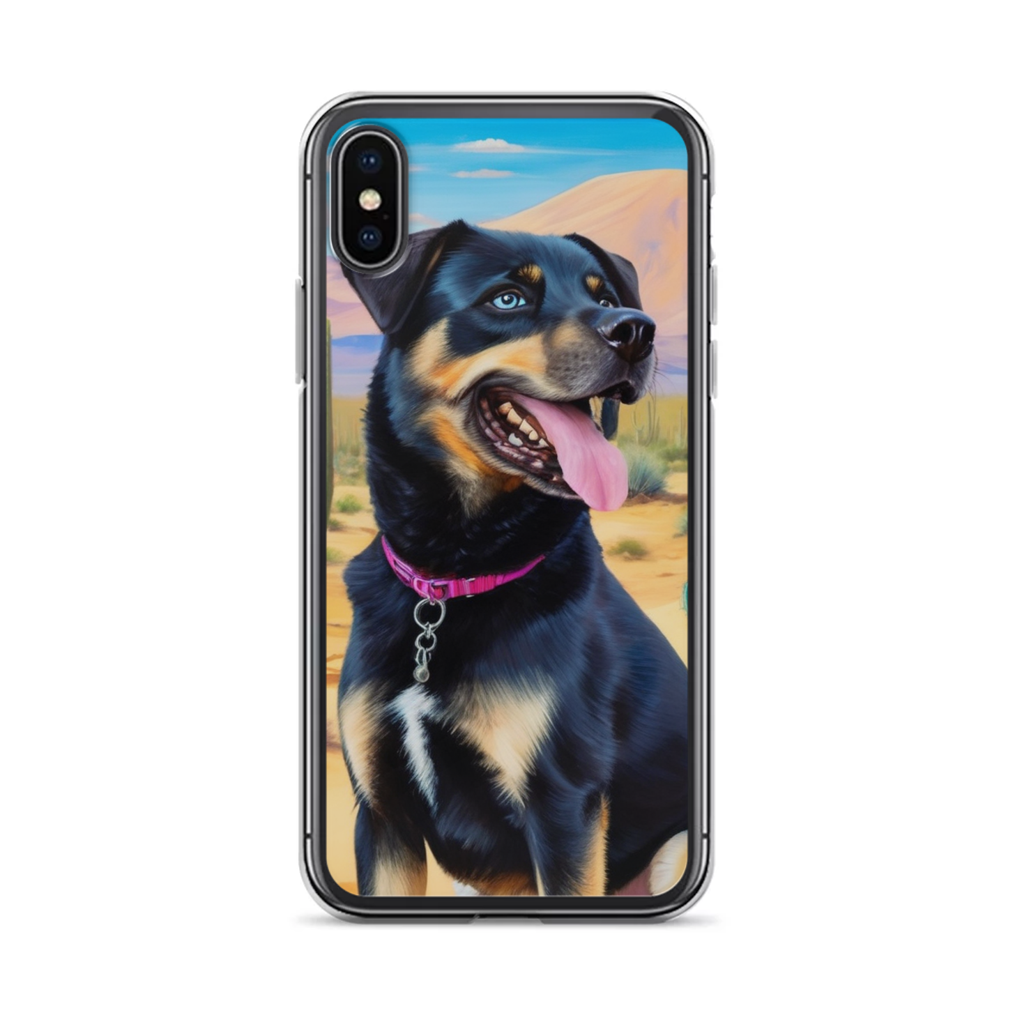PugMug Custom Blue iPhone Case