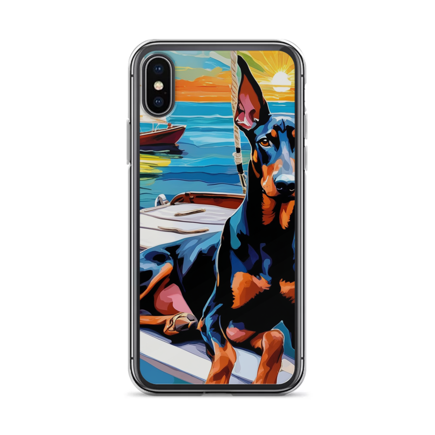 PugMug Custom Doberman Pinscher iPhone Case