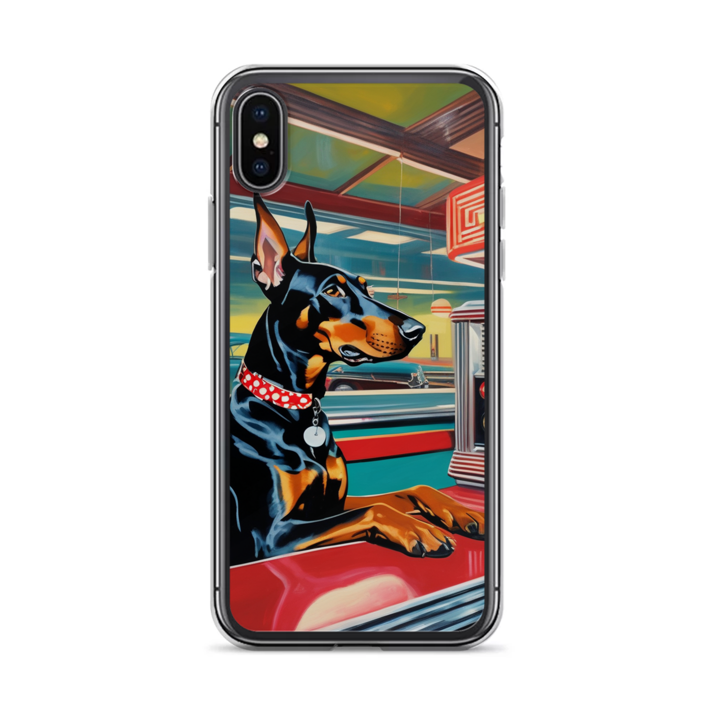 PugMug Custom Doberman Pinscher iPhone Case