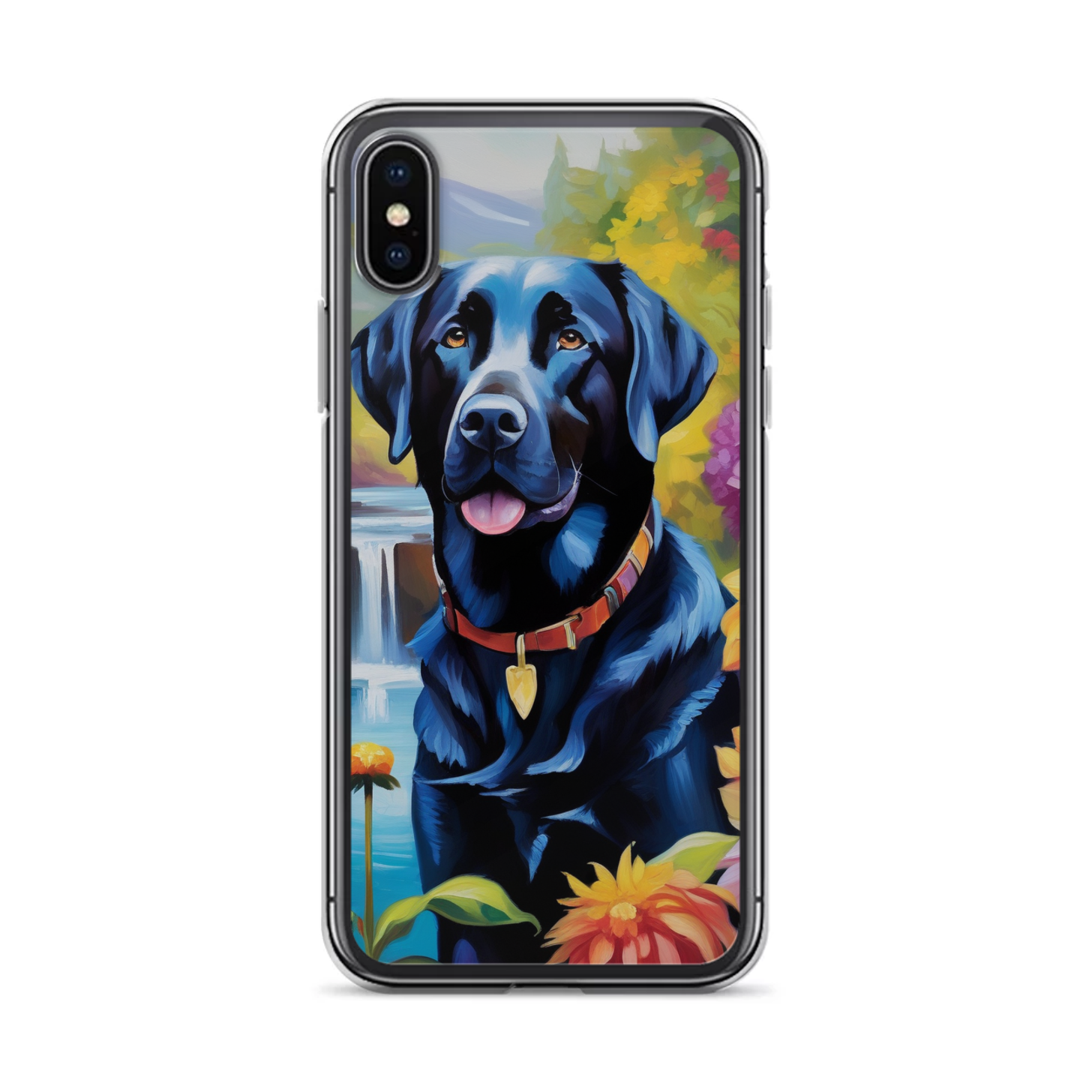 PugMug Custom Black Labrador Retriever iPhone Case