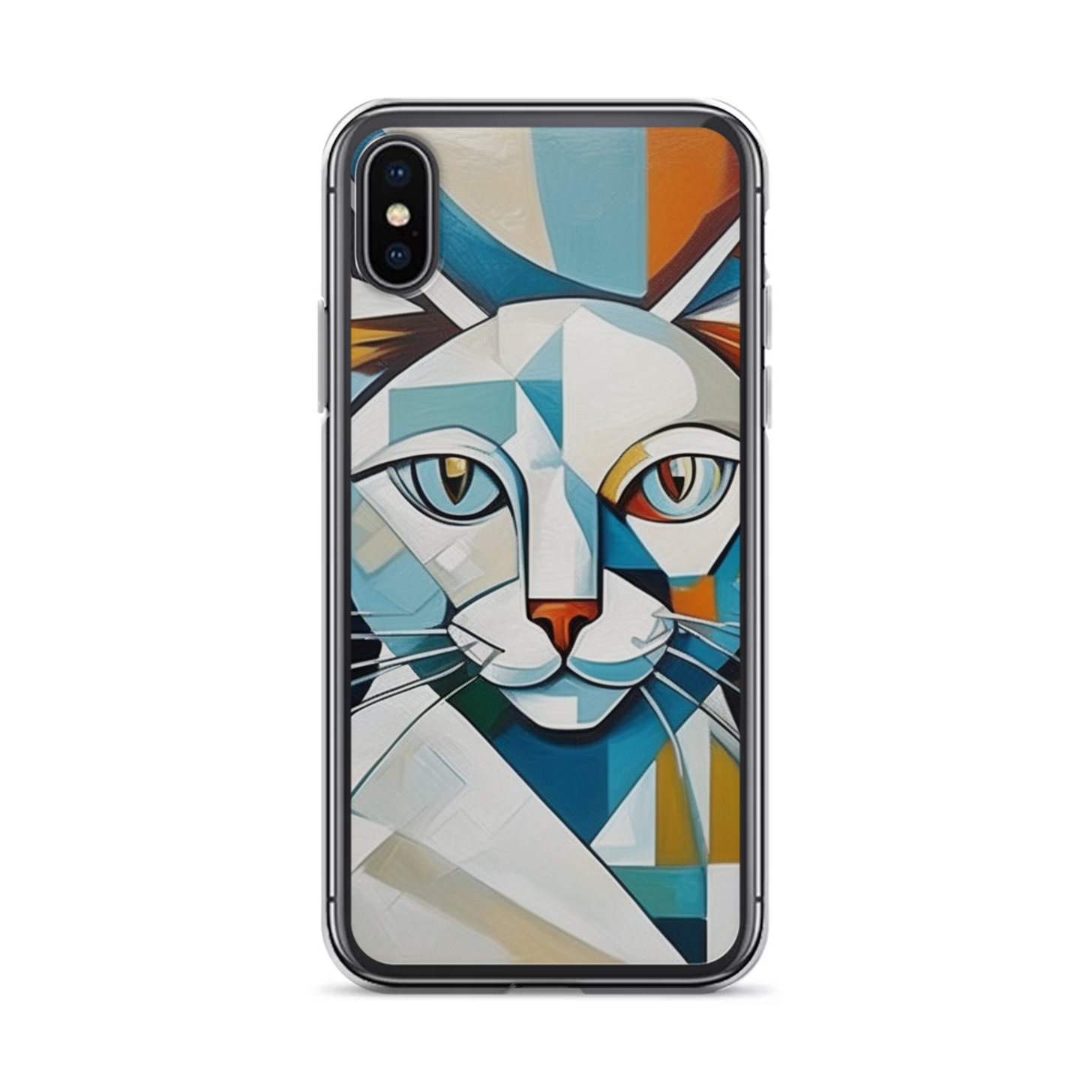 PugMug Custom White Companion Cat iPhone Case