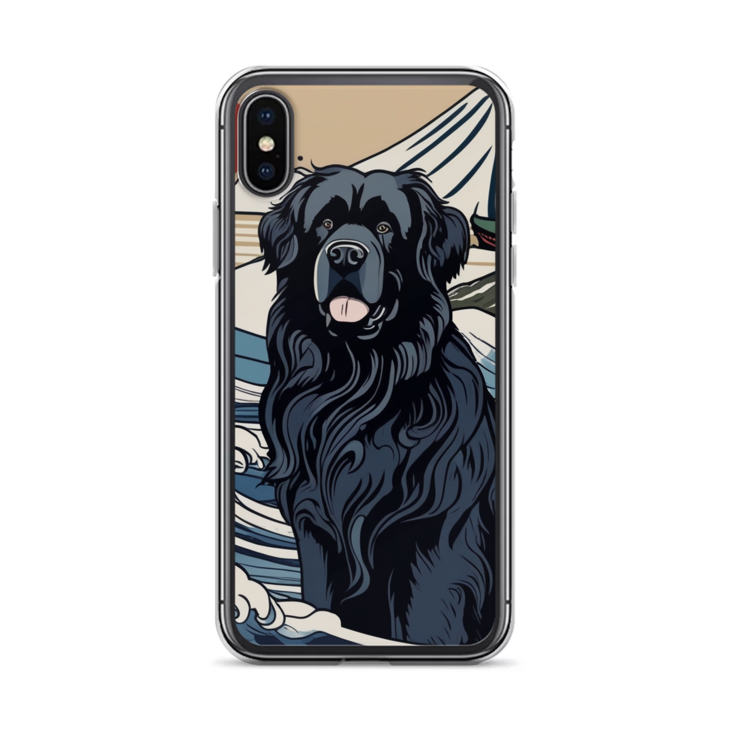 PugMug Custom Newfoundland iPhone Case