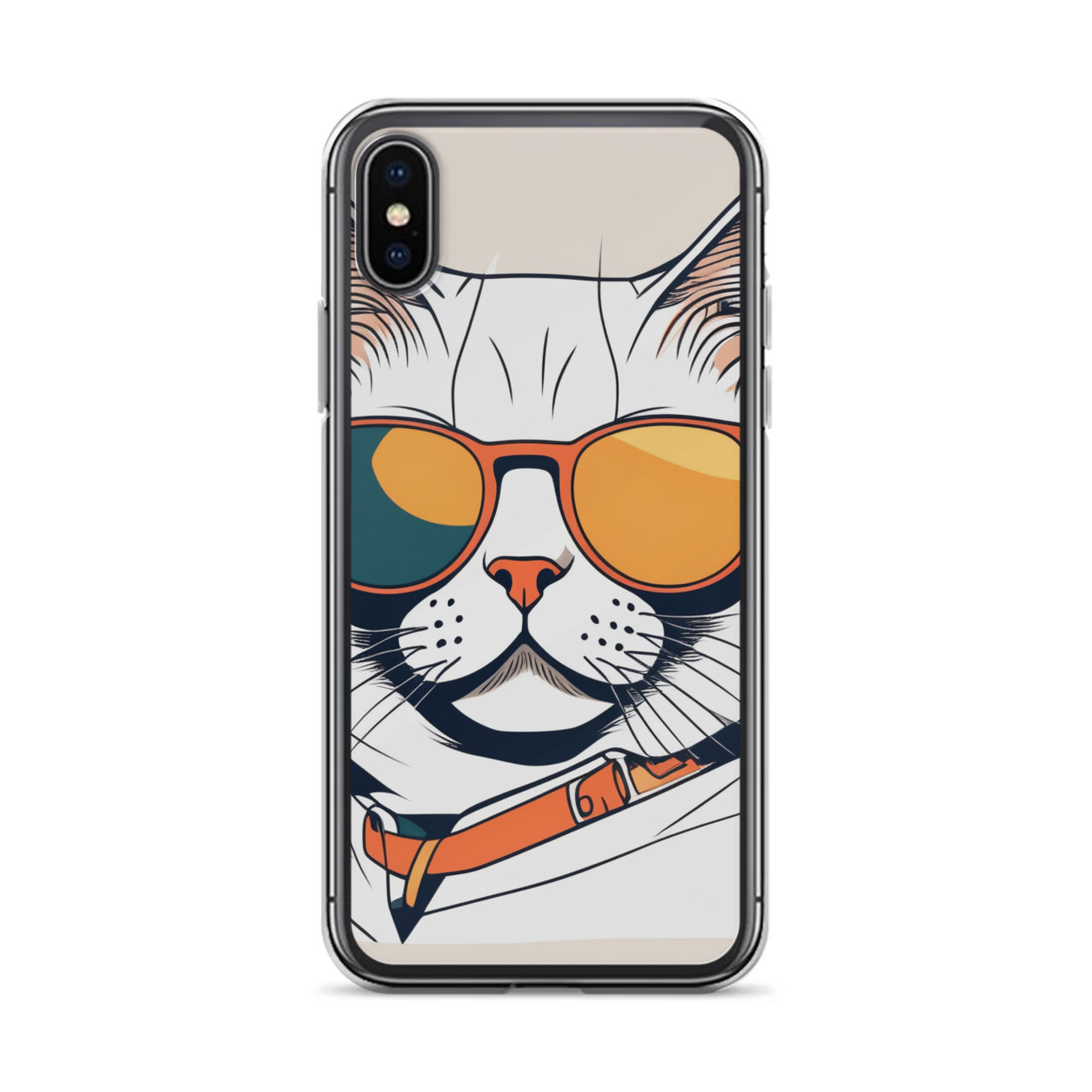 PugMug Custom White British Shorthair Cat iPhone Case