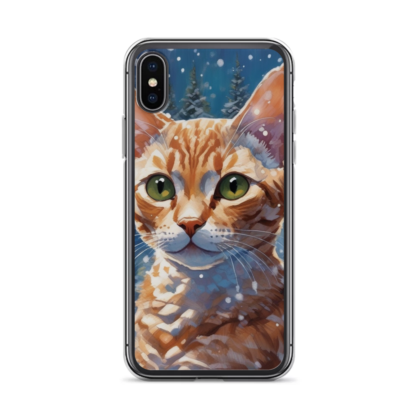 PugMug Custom Tabby Devon Rex Cat iPhone Case