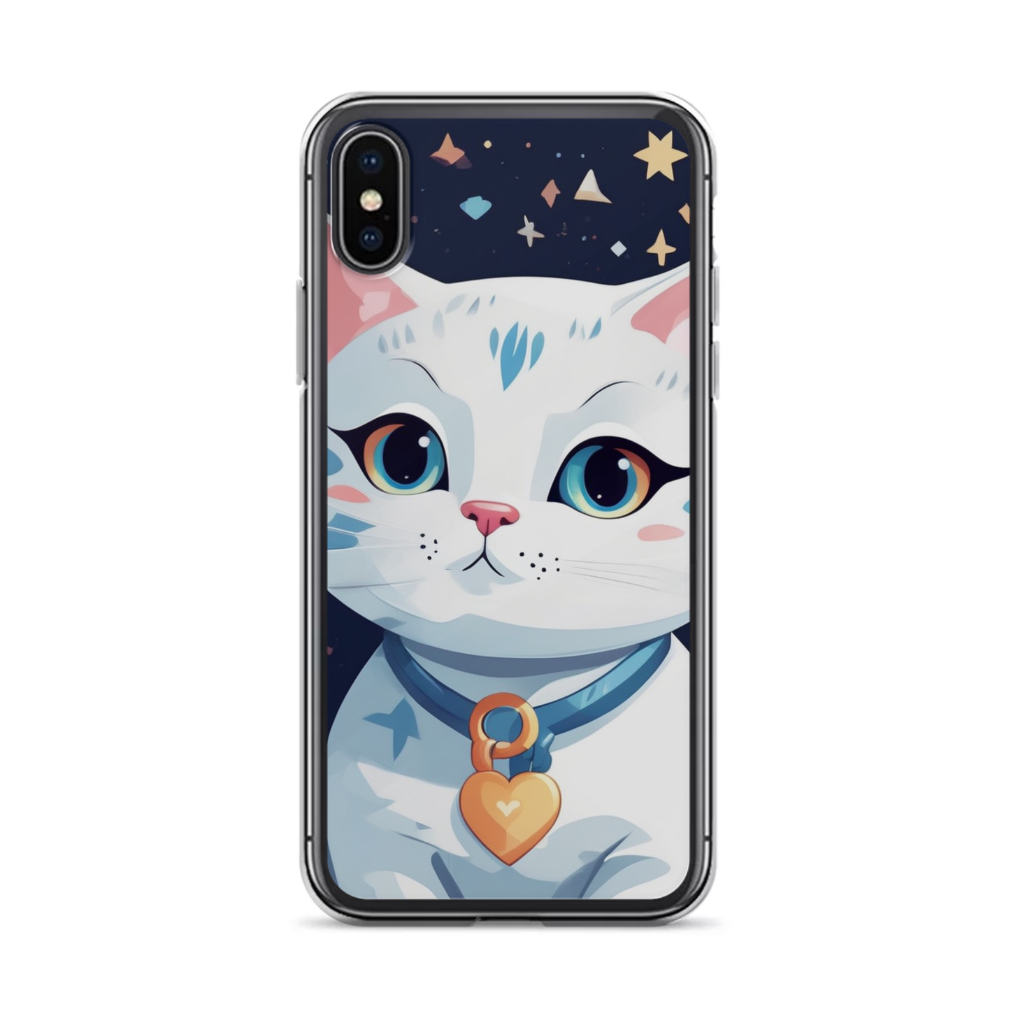 PugMug Custom White Companion Cat iPhone Case