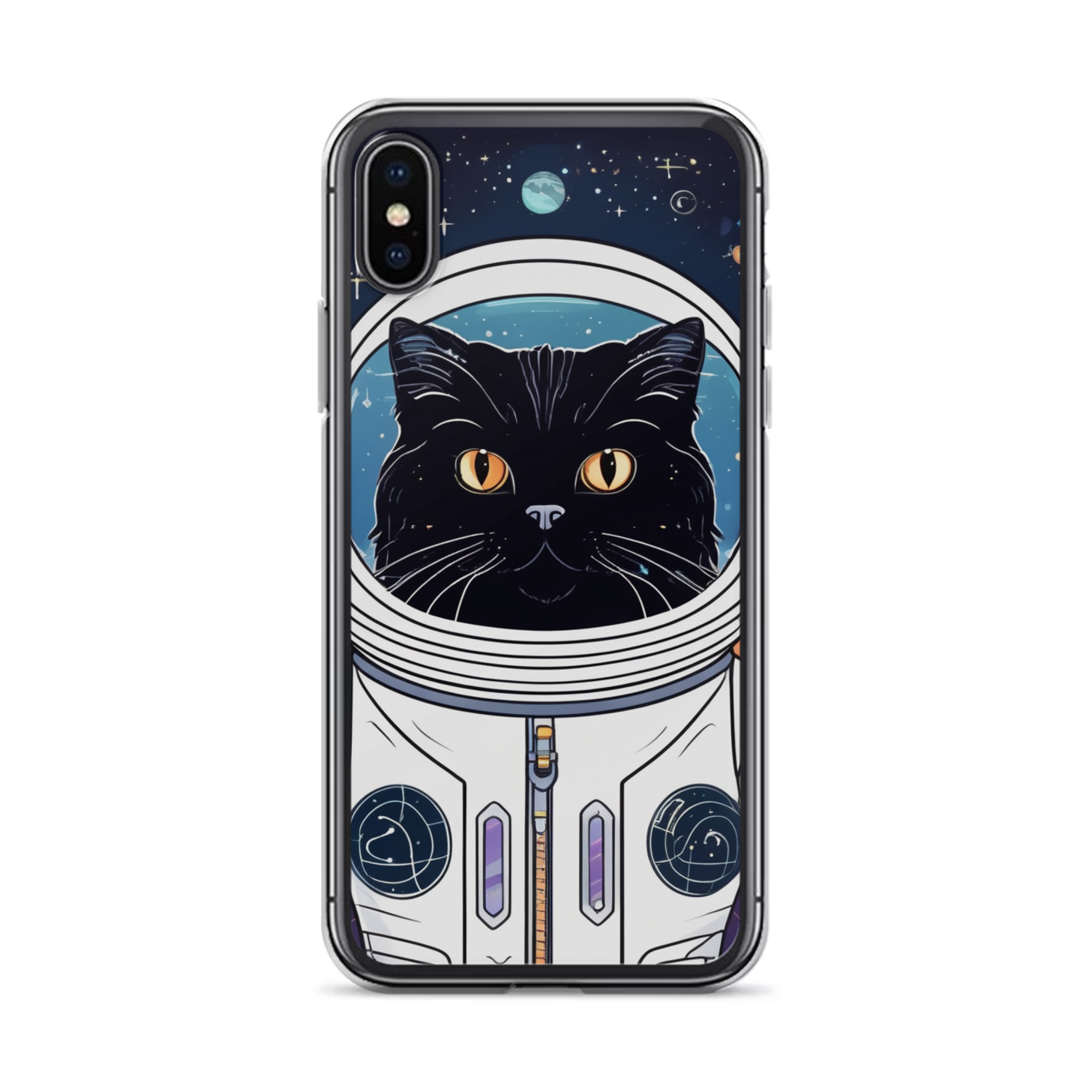 PugMug Custom Black Persian Cat iPhone Case