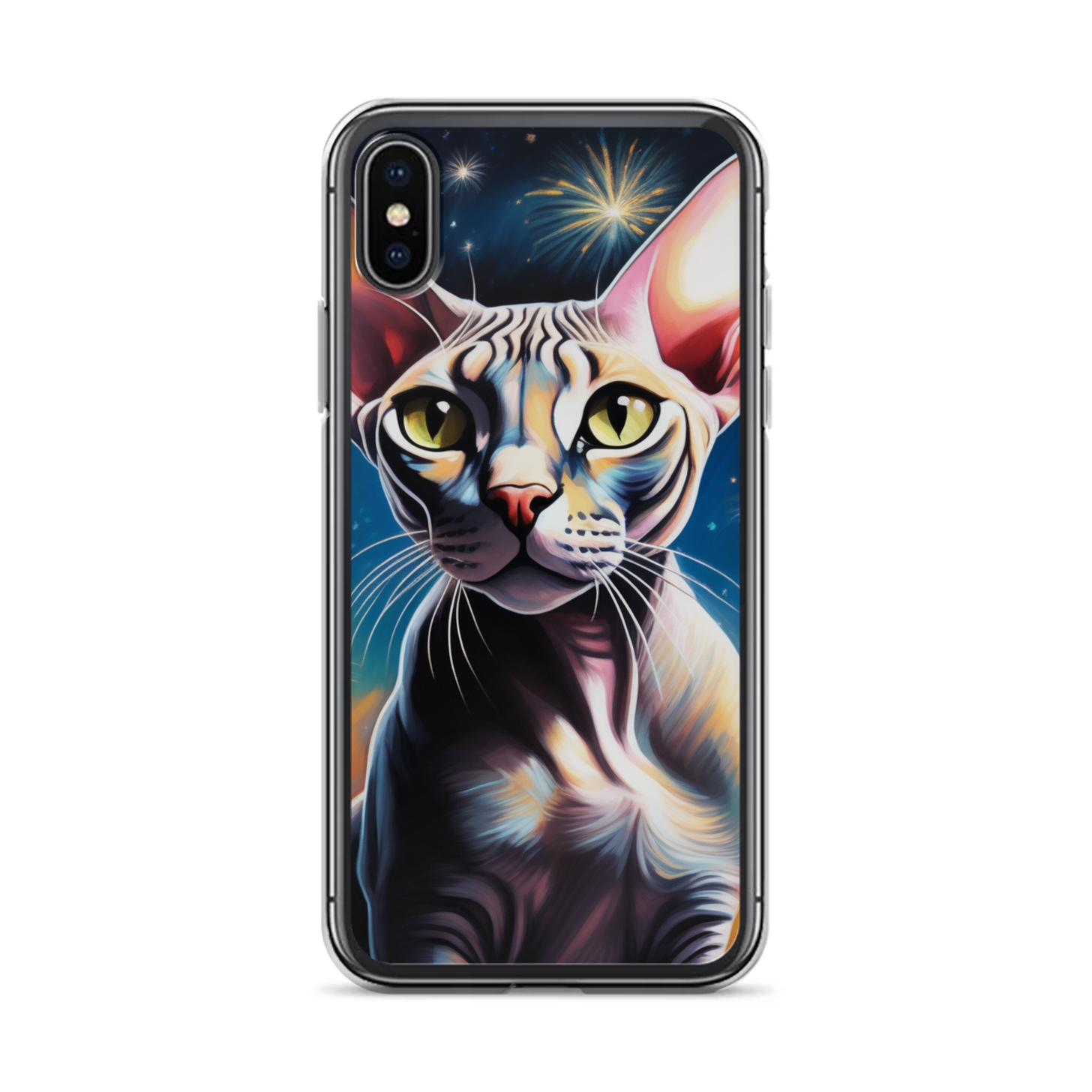 PugMug Custom Tabby Sphynx Cat iPhone Case