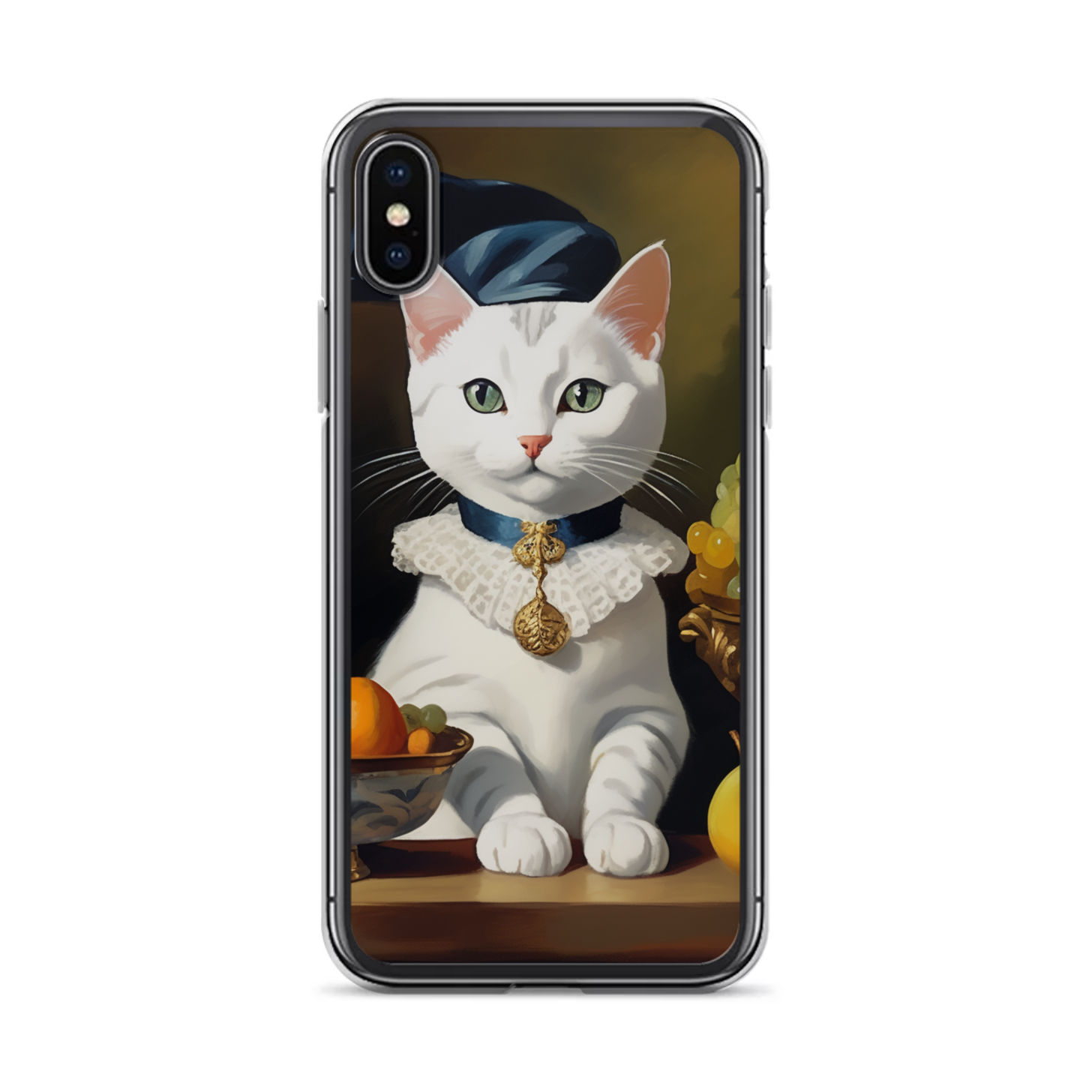 PugMug Custom White American Shorthair Cat iPhone Case