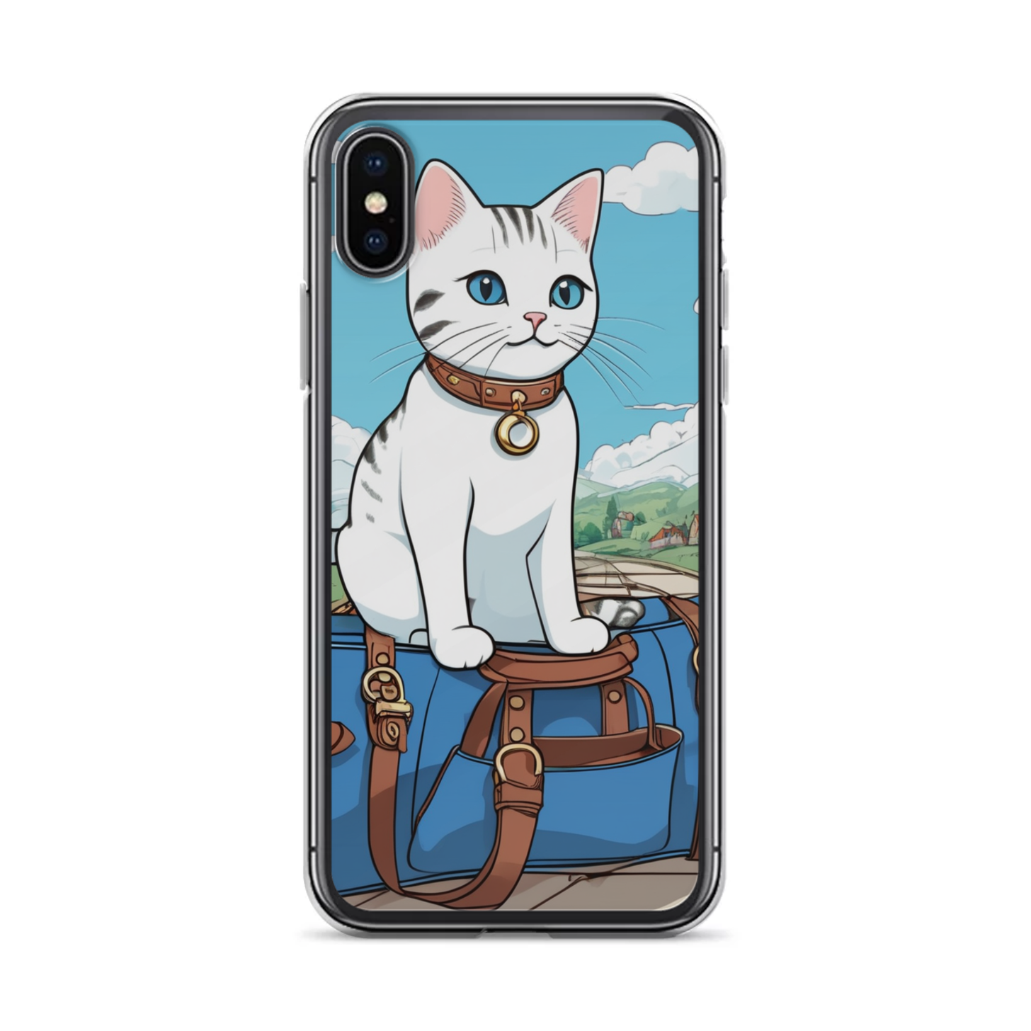 PugMug Custom White American Shorthair Cat iPhone Case