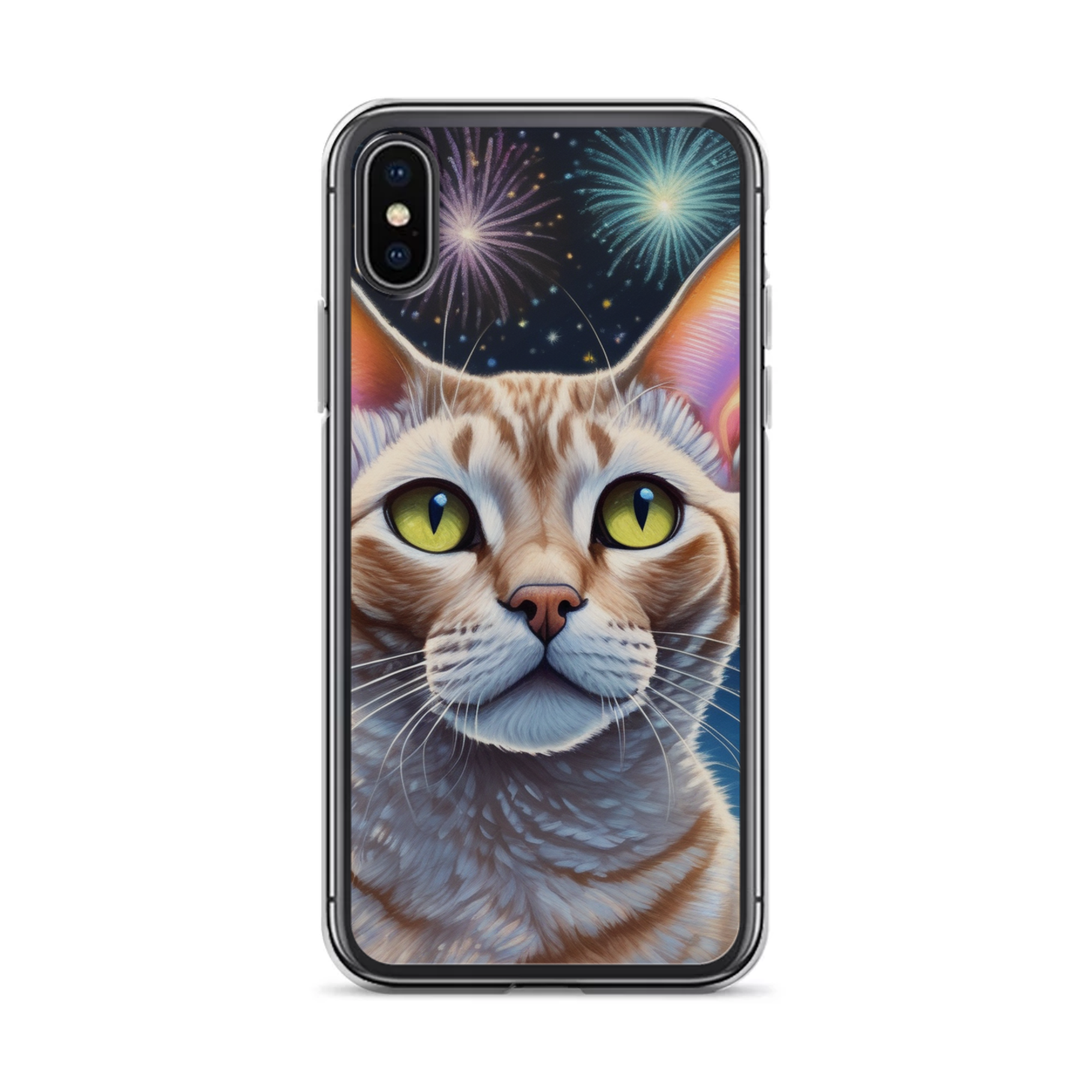 PugMug Custom Tabby Devon Rex Cat iPhone Case