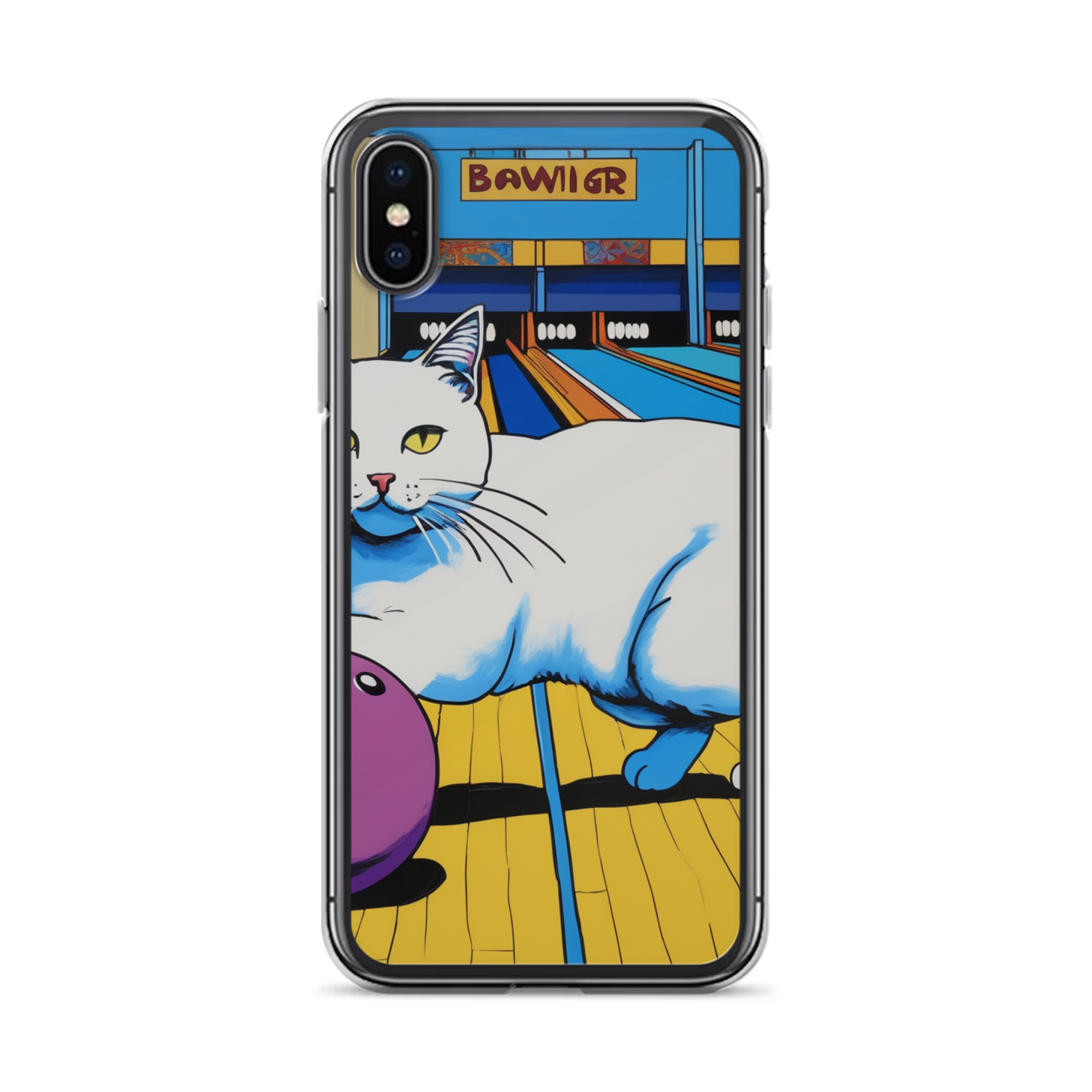 PugMug Custom White Companion Cat iPhone Case