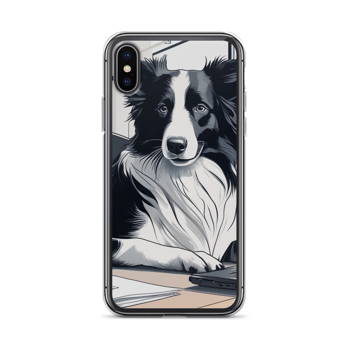 PugMug Custom Border Collie iPhone Case