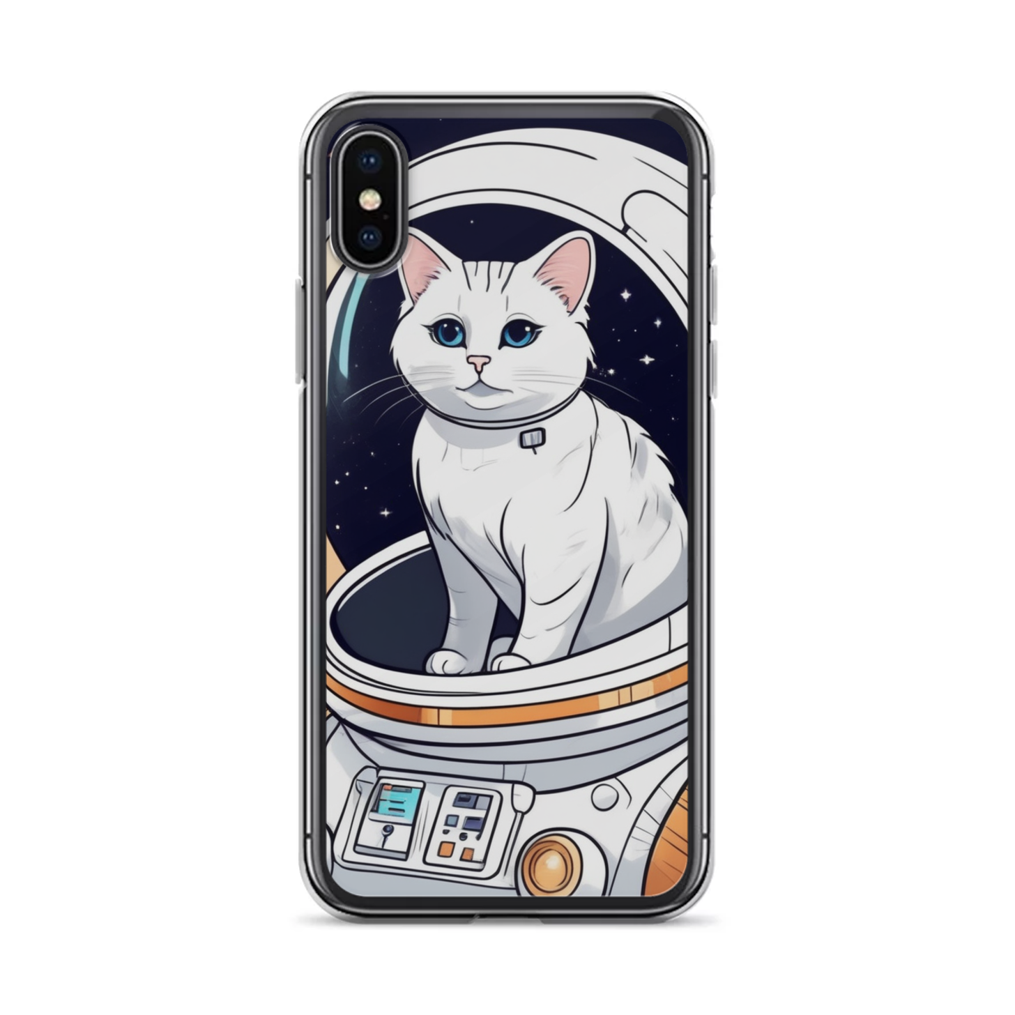 PugMug Custom White Exotic Cat iPhone Case