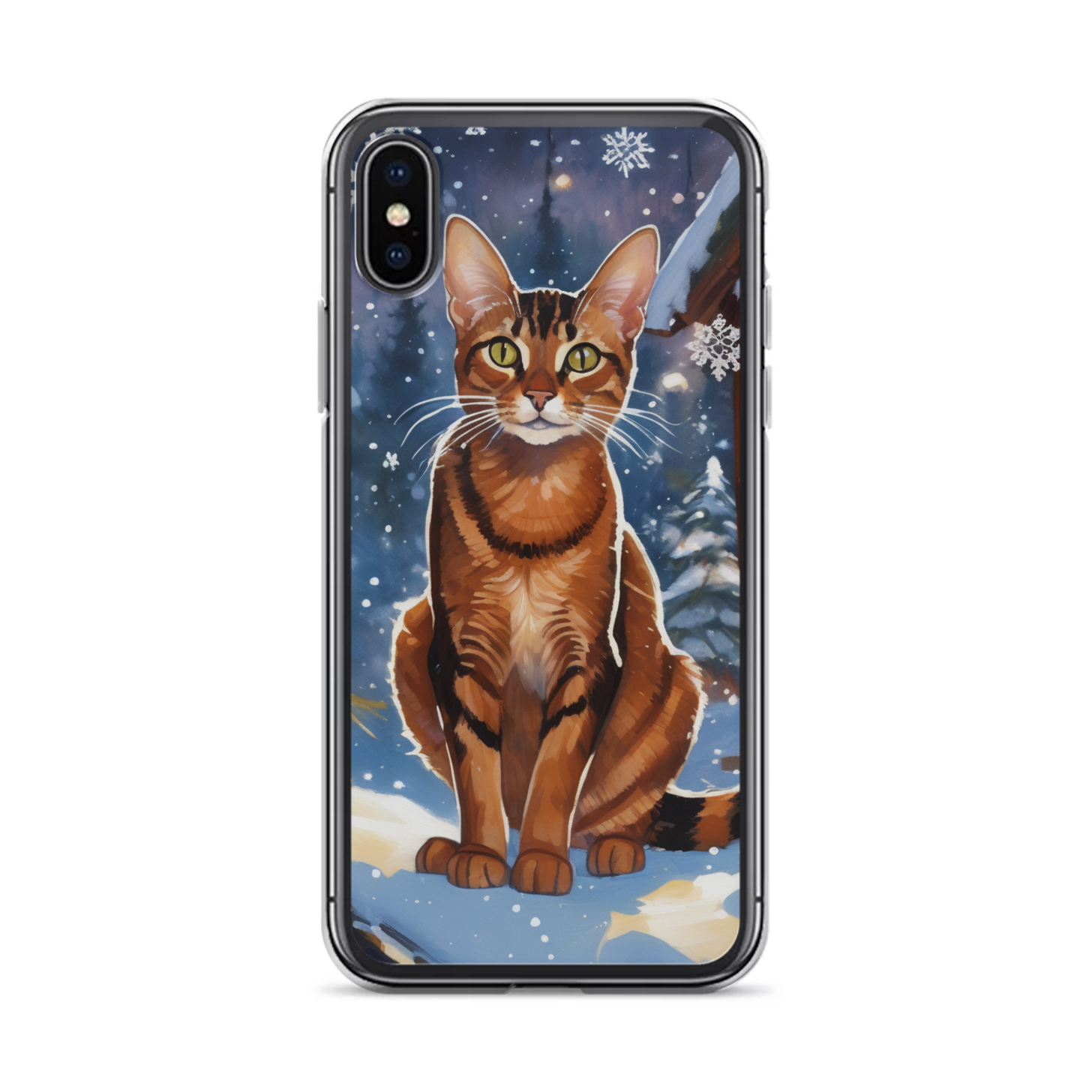 PugMug Custom Tabby Abyssinian Cat iPhone Case